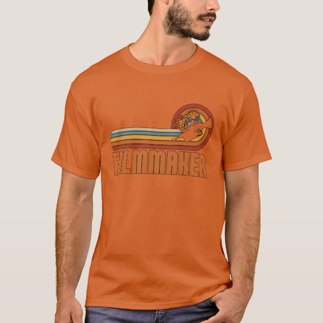 Filmmaking Filmmaker Retro Cinematographer Camera  T-Shirt (Front)