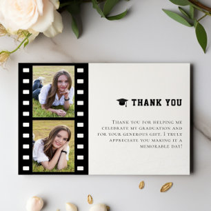 Filmstrip Photo Collage Graduation Thank You