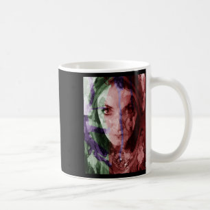 Filtered Photography Painterly Woman Portrait Stic Coffee Mug