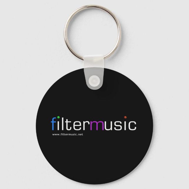 FilterMusic  keychain (Front)