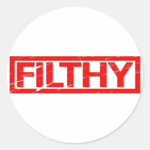 Filthy Stamp Classic Round Sticker