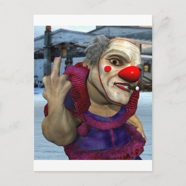 Filthy the Clown Postcard (Front)