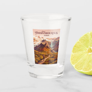 Fimmvorduhals Iceland Shot Glass