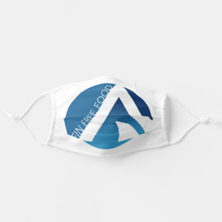 fin free food shark tertiary circle cloth face mask