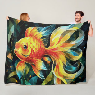 Fin-Tastic Fantasy Fleece Blanket