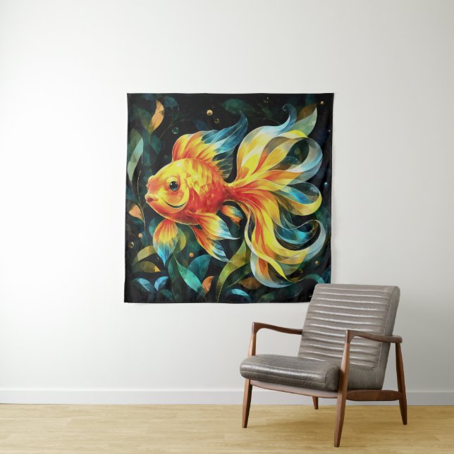 Fin-Tastic Fantasy Tapestry (In Situ)