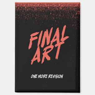 Final Art - vintage movie poster Magnet
