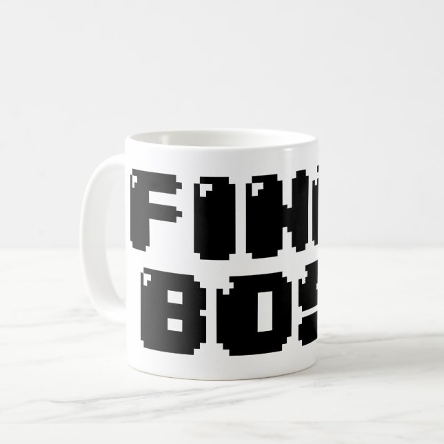 FINAL BOSS COFFEE MUG (Front Left)