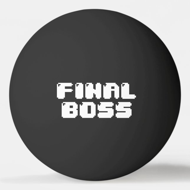 FINAL BOSS PING PONG BALL (Front)
