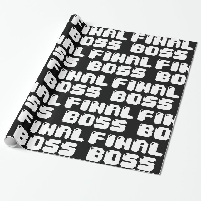 FINAL BOSS WRAPPING PAPER (Unrolled)