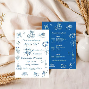 Final Chapter before the chapel Book Bachelorette  Invitation