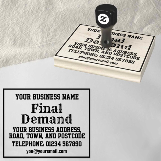 Final Demand with Name, Address, etc Rubber Stamp (Creator Uploaded)