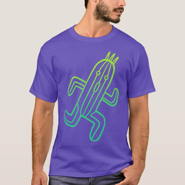 Final Fantasy Cactuar friend T-Shirt (Front)