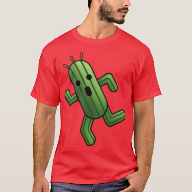 Final Fantasy Cactuar friends T-Shirt (Front)