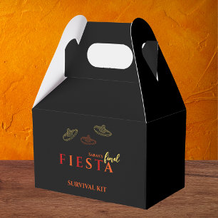 Final Fiesta Bachelorette Party Survival Kit Favour Box