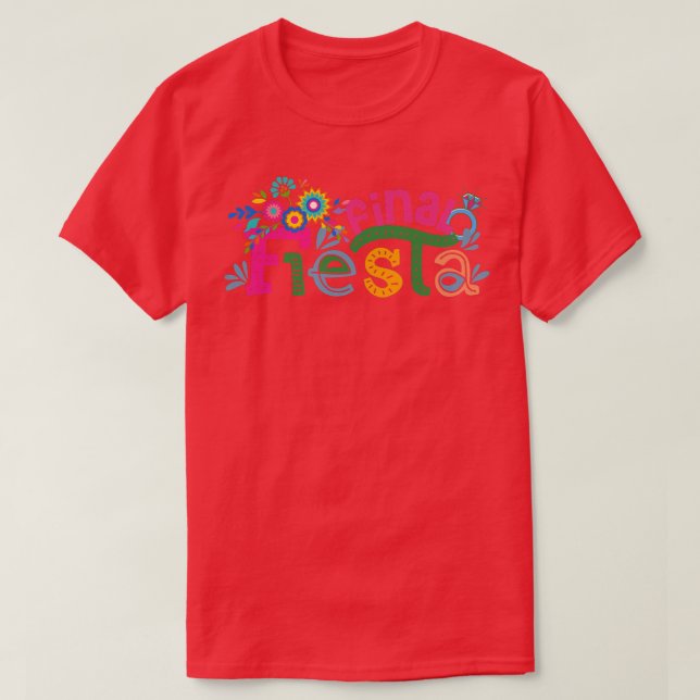 Final Fiesta Bachelorette Party  T-Shirt (Design Front)
