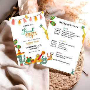 Final Fiesta Bachelorette Weekend & Itinerary Invitation