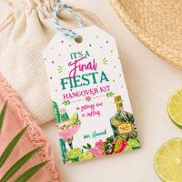 Final Fiesta Hangover Kit Favour Tag