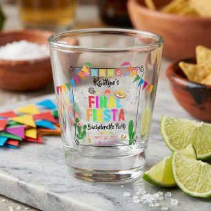 Final Fiesta Mexicana Bachelorette Party Favour Shot Glass