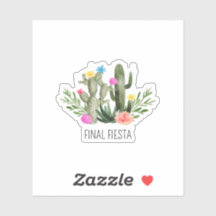 Final Fiesta Vinyl Sticker