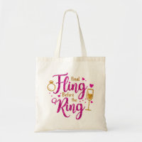 Final Fling Before The Ring Pink Glitter