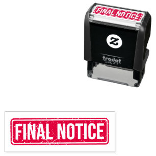 Final Notice Collections Stamp