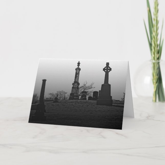 Final resting place card (Front)