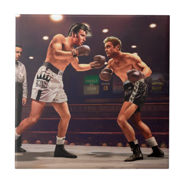 Final Round Ceramic Tile (Front)