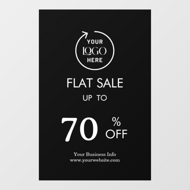 Final Sale | Business Event Store Discount Black (Sheet)