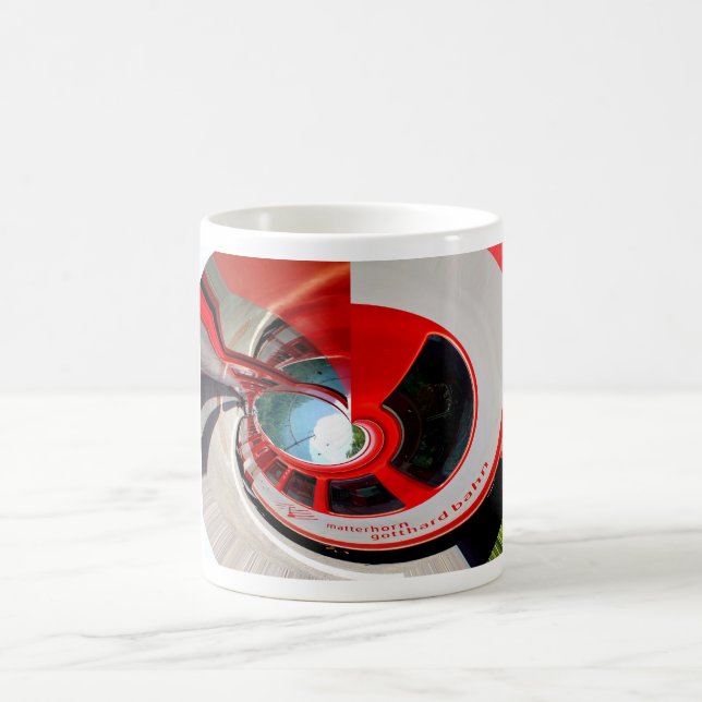 Final Swiss train journey, omega Coffee Mug (Center)