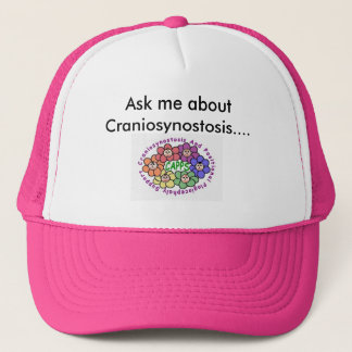 FinalLogo2, Ask me about Craniosynostosis.... Trucker Hat