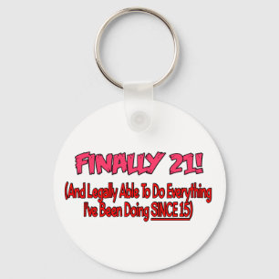 Finally 21! key ring