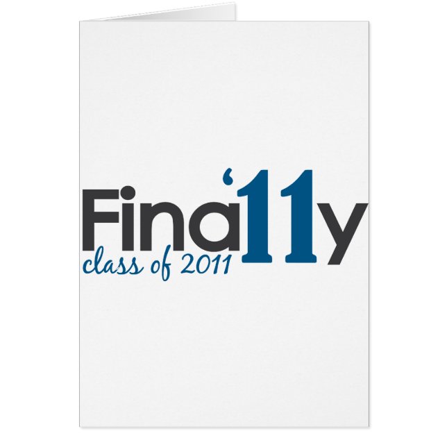 Finally Class of 2011 (Front)