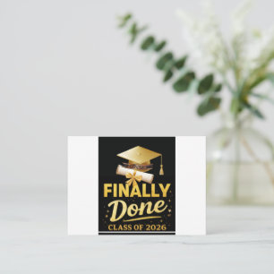 Finally Done Class of 2026 Graduation Design   Bla Enclosure Card