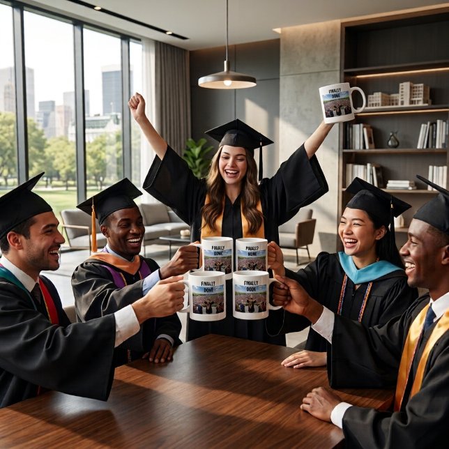Finally Done Graduation Mug | Funny Class of 2026  (modrn)