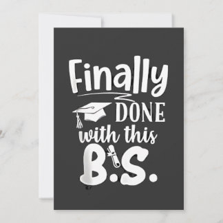 Finally done with this BS Funny graduation 2025 Announcement