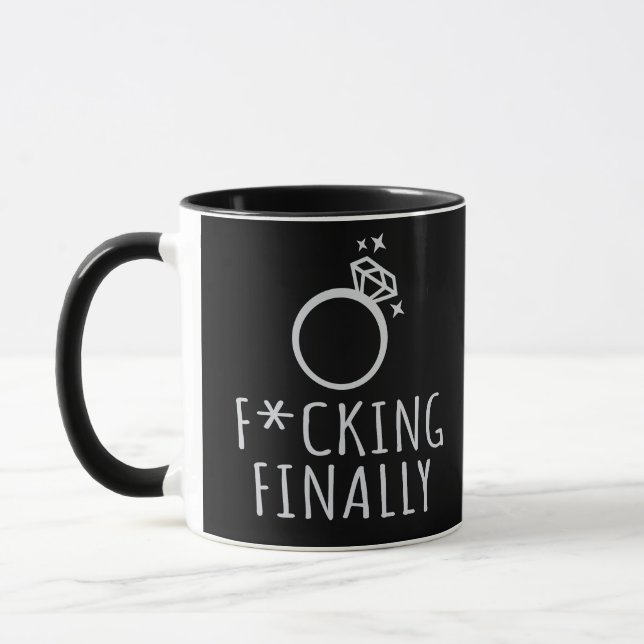 Finally Engaged Mug (Left)