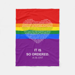 Finally Equal Fleece Blanket