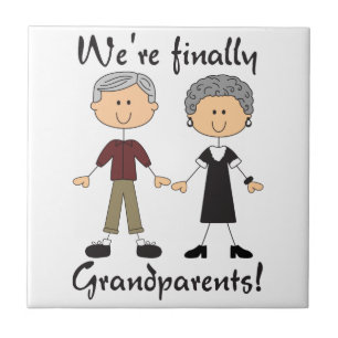 Finally Grandparents Ceramic Tile