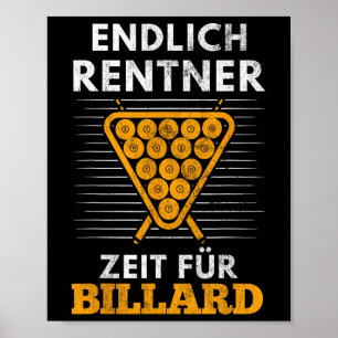 Finally Pensioner Time For Billiard Players Billia Poster