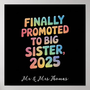 Finally Promoted to Big Sister 2025 Adorable Poster