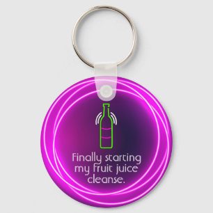 Finally Starting My Fruit Juice Cleanse Key Ring