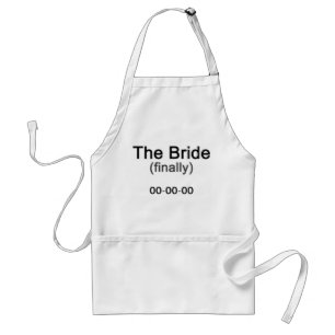 Finally the Bride Gift Standard Apron