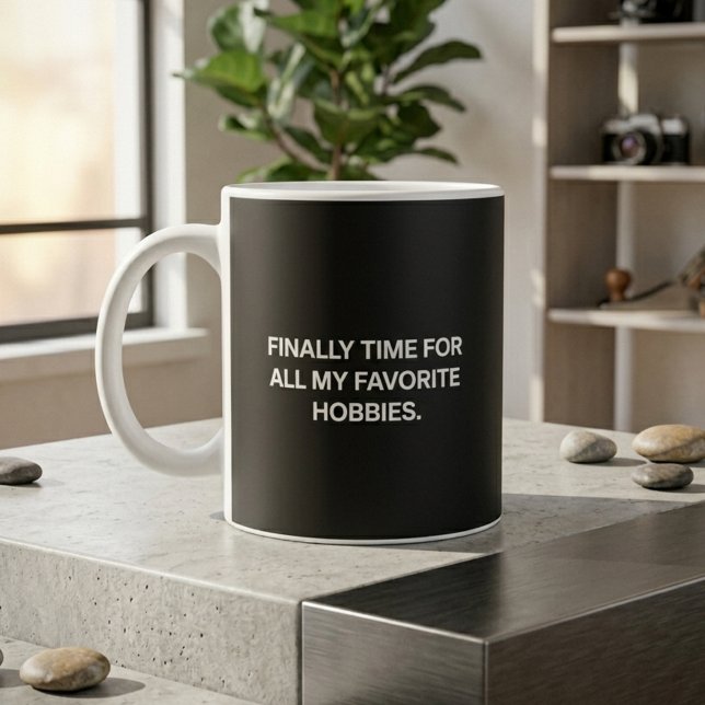 Finally Time For All My Favourite Hobbies Retired Coffee Mug (Creator Uploaded)