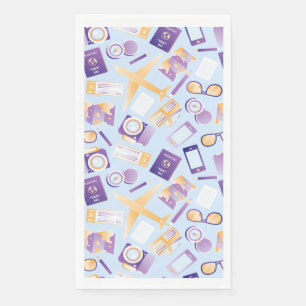 Finally vacation and travel in summer again napkin