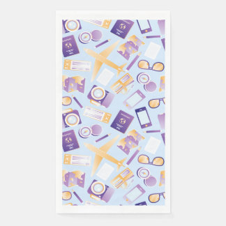 Finally vacation and travel in summer again napkin