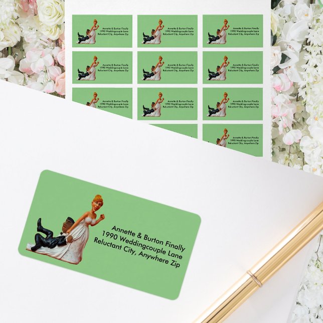 Finally Wedding Couple Funny Interracial Couple Label (Finally Wedding Couple Funny Interracial Couple Label)