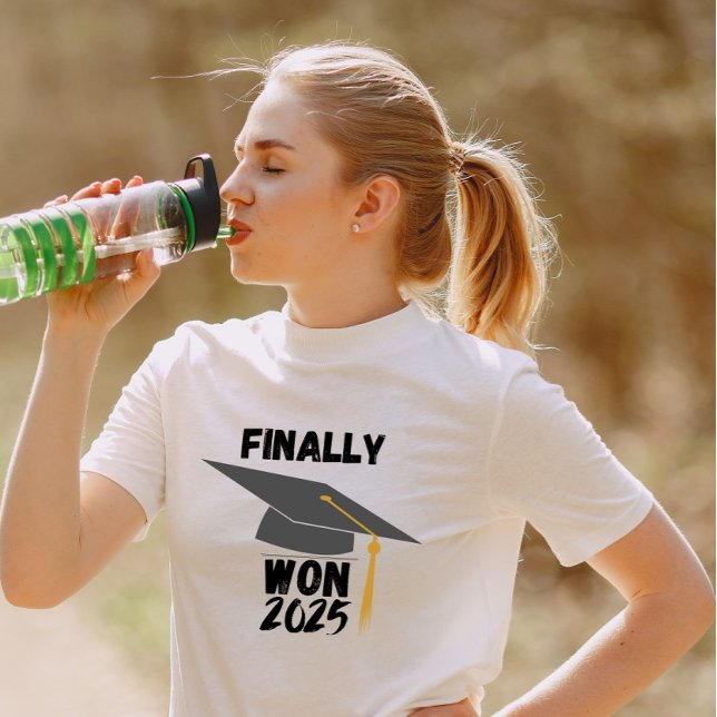 Finally Won Graduation T-Shirt (Creator Uploaded)