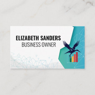 Finance Bird Logo   Corporate Business Card