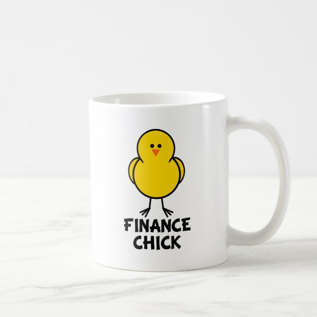 Finance Chick Coffee Mug (Right)
